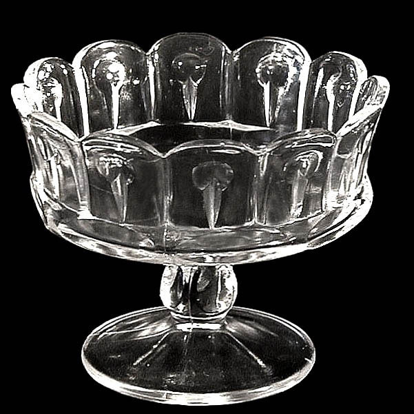 EAPG, Pressed Glass, Pattern Glass, Victorian glass. Nail Sauce Dish, United States Glass Company