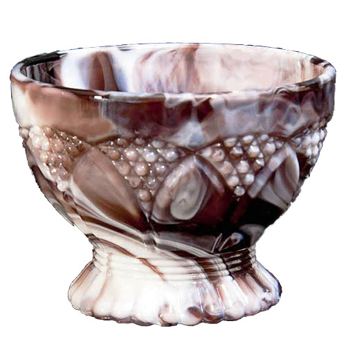EAPG, Pressed Glass, Pattern Glass, Victorian glass, antique, Arches and cane glass bowl