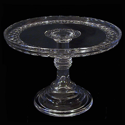 EAPG, Pattern Glass, Pressed Glass, Victorian Glass, Aetna number 300 Cake Stand, Aetna Glass and Mfg