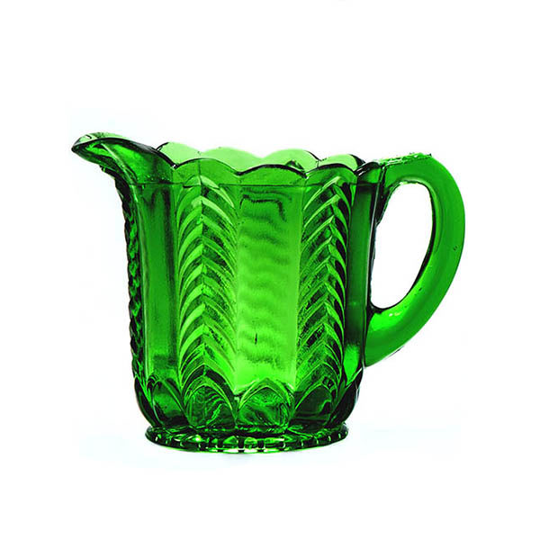 EAPG, Pattern Glass, Pressed Glass, Victorian Glass, Florida Cream pitcher, United States Glass Company