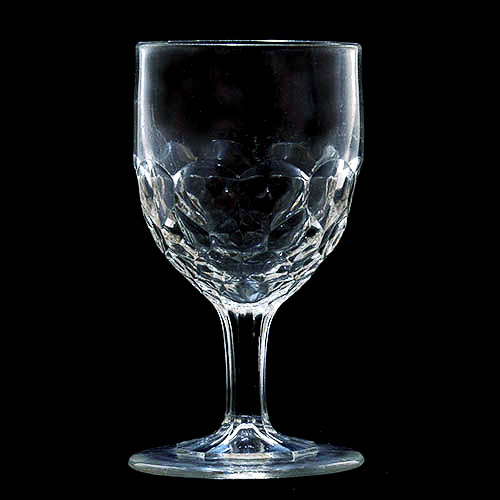 EAPG, Pattern Glass, Pressed Glass, Victorian Glass, Honeycomb goblet, Multiple Glass Company