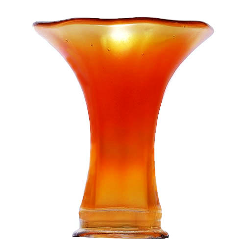 Carnival glass, Carnival Vase, Marigold Carnival