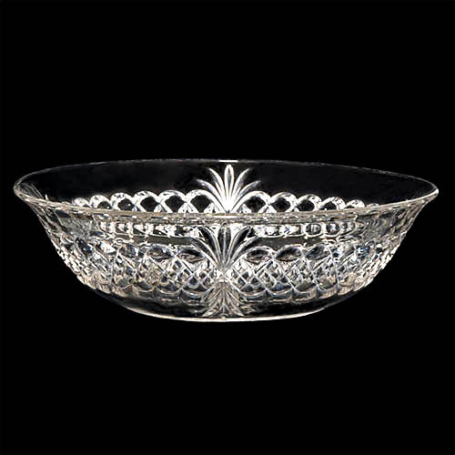 EAPG, Pattern Glass, Pressed Glass, Victorian Glass, Atlanta bowl, Royal Crystal Bowl, Tarentum Glass Company, antique, Diamond and Teardrop bowl
