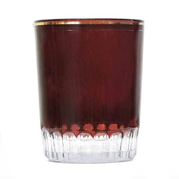 EAPG, Pattern Glass, Pressed Glass, Victorian Glass, ruby stained, Ring Neck and Arches Tumbler