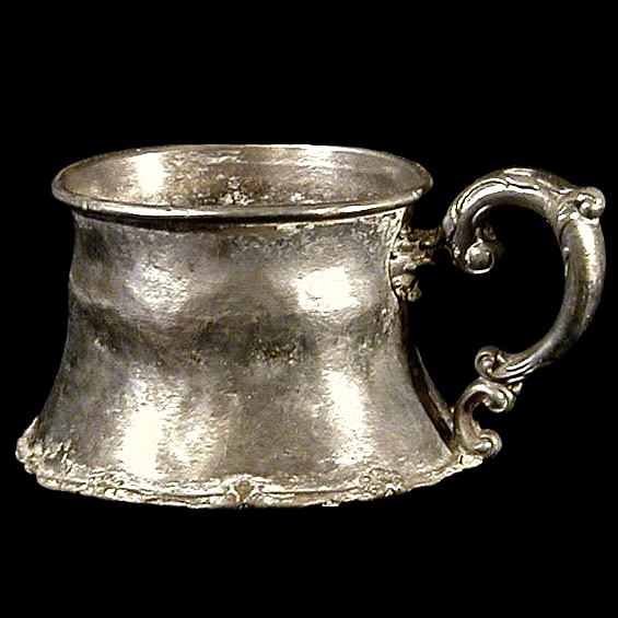 Silver Shaving Mug, antique, monarch silver company
