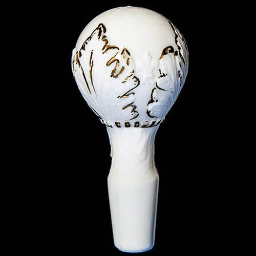 EAPG. Milk glass, Stopper, Victorian glass, pressed glass, pattern glass