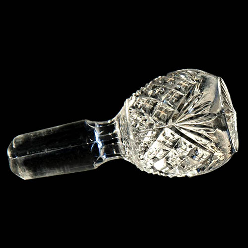 EAPG, pressed glass, pattern glass, antique, victorian glass, crystal stopper, Priscilla stopper, Westmoreland Specialty Company