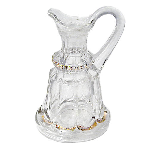 EAPG, Victorian glass, pattern glass, pressed glass, antique, Empress Cruet, Riverside Glass Works
