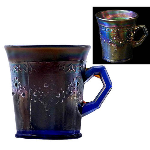 Carnival Glass, EAPG, Orange Tree Mug, Fenton Art Glass Company
