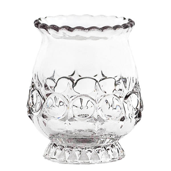 EAPG, Victorian Glass, Pattern Glass, Pressed Glass, Antique, Bellaire's Bull's Eye Toothpick Holder, crystal glass, Bellaire Goblet Glass Company