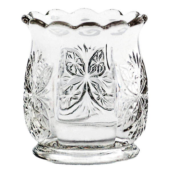 Eapg, Victorian Glass, Pattern Glass, Pressed Glass, antique, Brilliant Toothpick Holder, crystal glass, Riverside Glass Works