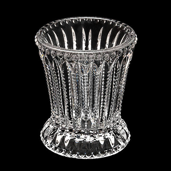 EAPG, Victorian Glass, Pressed Glass, Pattern Glass, antique, Edgewood Toothpick Holder, crystal glass, Fostoria Glass Company
