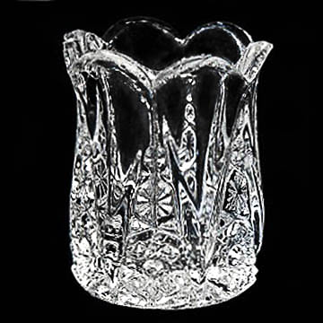EAPG, Victorian Glass, Pattern Glass, Pressed Glass, antique, Pointed Gothic Toothpick Holder, crystal glass, Indiana Glass Company