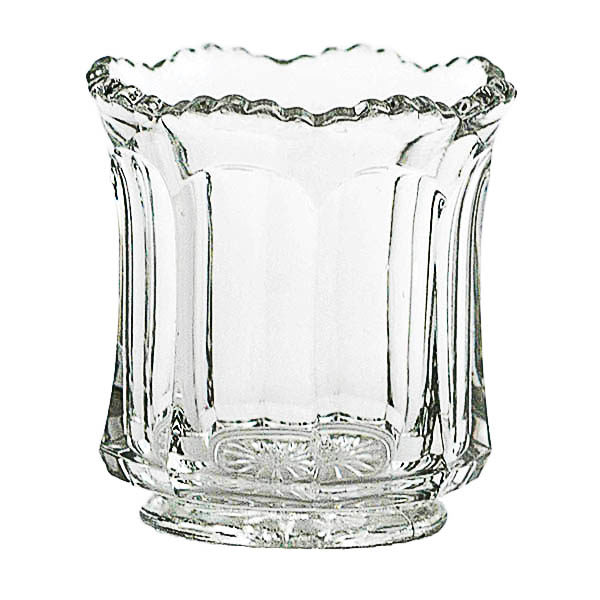 EAPG, Pattern Glass, Pressed Glass, Victorian Glass, antique, Colonial Toothpick Holder, crystal glass, Tygart Valley Glass Company
