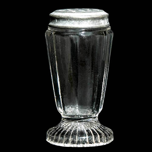 EAPG, Victorian Glass, Pattern Glass, Pressed Glass, antique, Bell Buoy Salt Shaker, Belmont Glass Company
