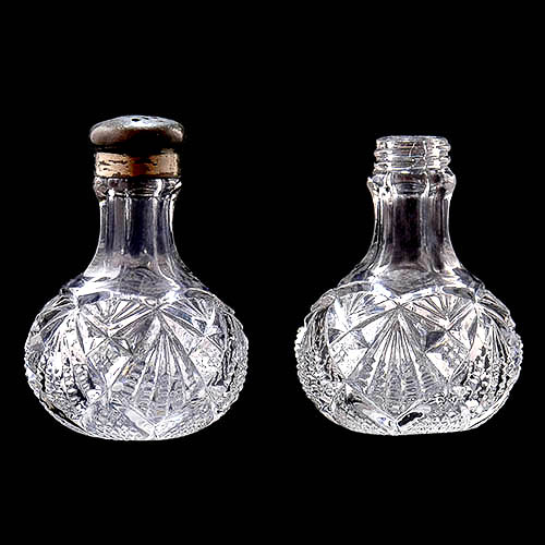EAPG, Victorian Glass, Pattern Glass, antique, Magna Salt Shaker, Co-operative Flint Glass Company LDT