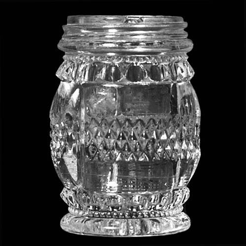 EAPG, Victorian Glass, Pattern Glass, Pressed Glass, antique, Columbia Salt Shaker, Quihote Salt Shaker, Tarentum Glass Company