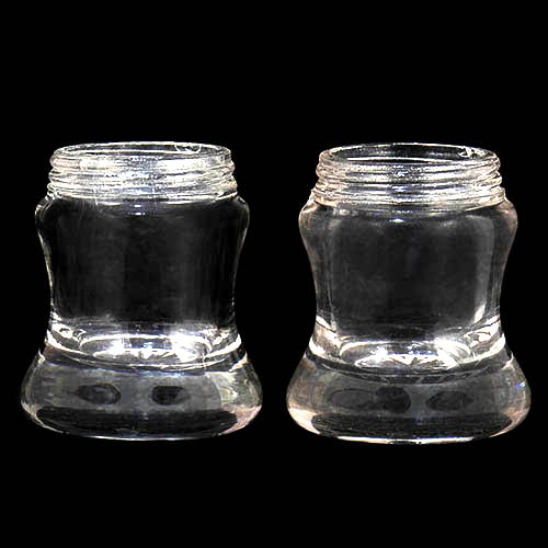 EAPG, Victorian Glass, Pattern Glass, Pressed Glass, antique Dwarf Salt and Pepper Shaker, Alden Salt Castor Company