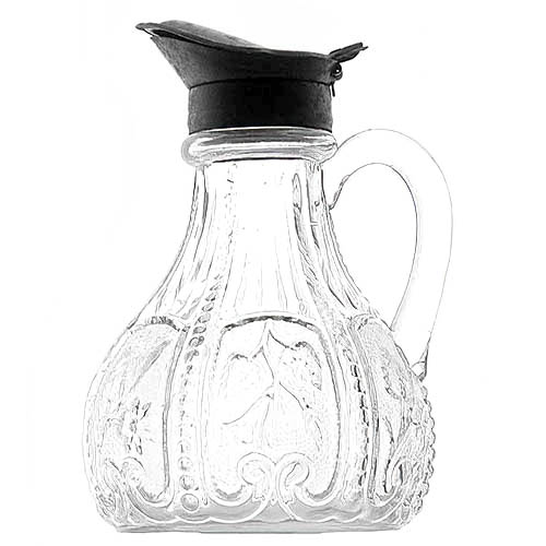 EAPG, Victorian Glass, Pattern Glass, Pressed Glass, antique, Maine Syrup Pitcher, United States Glass Company