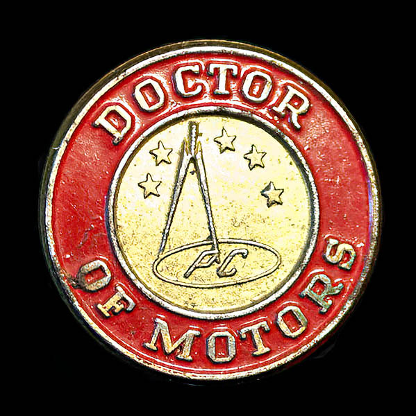 Vintage Doctor of Motors Award Pin