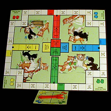 Three Little Kittens Board Game, Cadaco, 1978