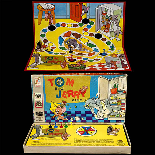 Tom and Jerry Board Game, Milton bradely, 1977