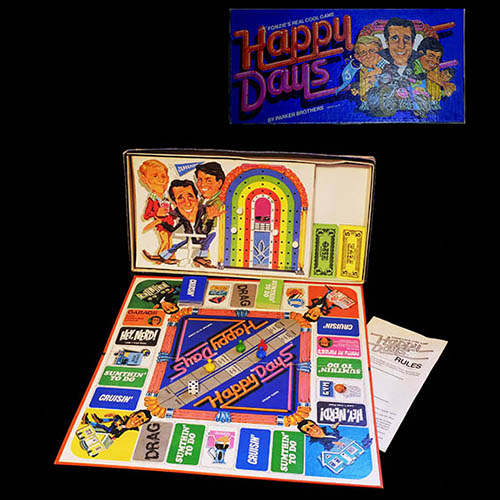 Happy Days Board Game., Parker Brothers, Paramount Pictures Corp, 1976