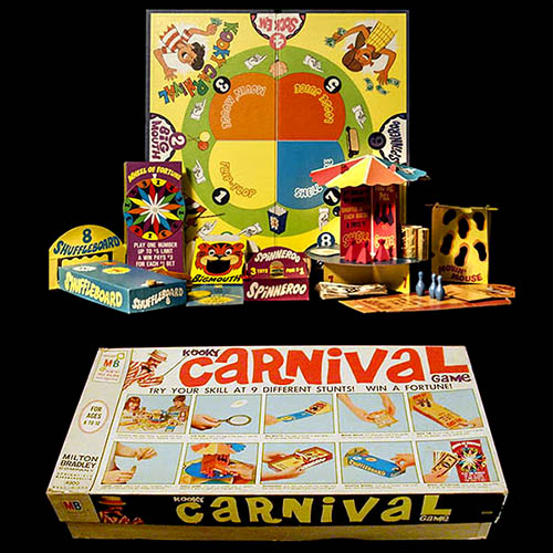 Kooky Carnival Game. Milton Bradley, 1969