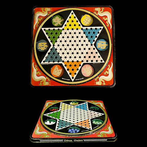Chinese Checkers Game,, Pressman Toy Corp, 1950