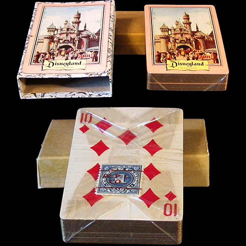 Disneyland Souvenir Playing Cards, 1955 - 1960, Whitman Publishing Company, never opened