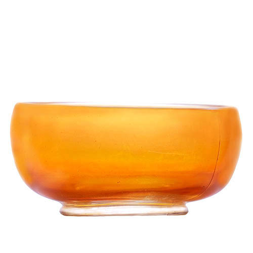 Carnival Glass, Vintage Glass, Iridescent Marigold Glass Bowl