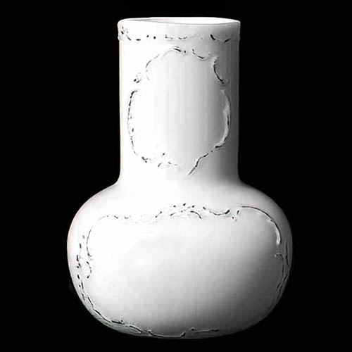 Antique Vanity Milk Glass Vase