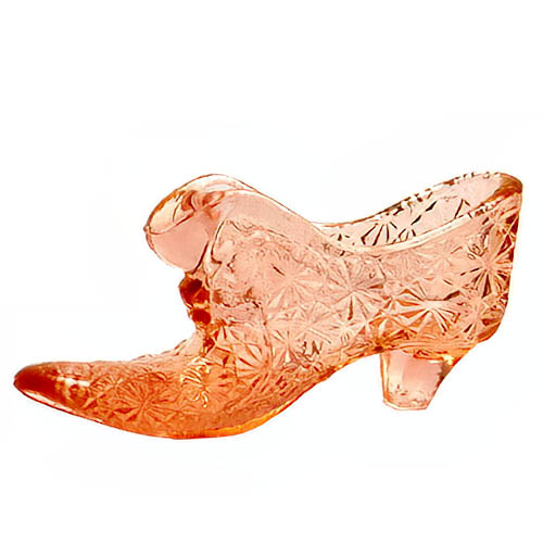 Whimsy Novelty Glass Cat Slipper Shoe, made in Taiwan,
