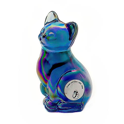 Whimsy Novelty Vintage Glass Cat, Fenton Art Glass Company