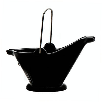 Whimsy Novelty Glass Coal Scuttle Ash Tray