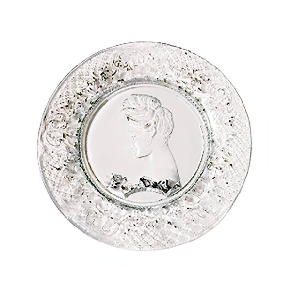 EAPG, Gibson Girl Plate, Lancaster Glass Company