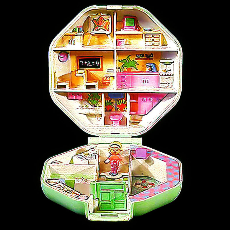 Polly's School Polly Pocket, Toy, Bluebird Toys PLC, Swindon, England