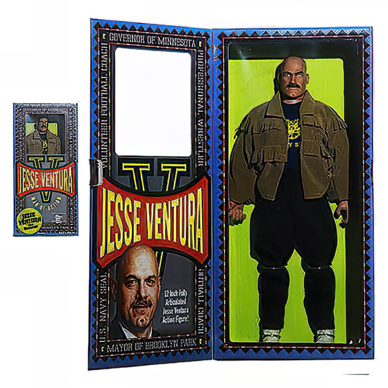 Jesse Ventura Coach doll, 1999, Formative Intl LTD, Toyboy Company.