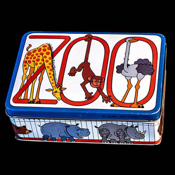 Zoo Tin Lithograph Box, JSNY Company
