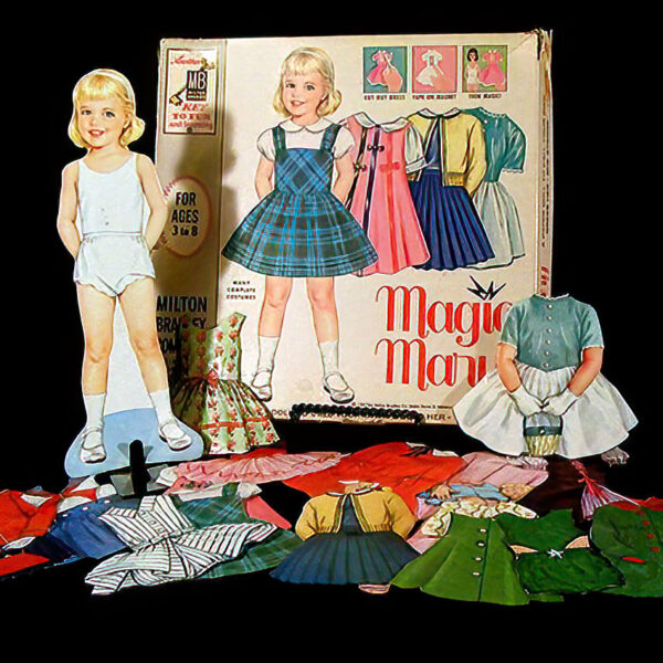 Magic Mary Paper Doll, Milton Bradley, 1962