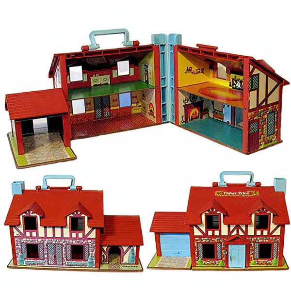 Little Peoples Dollhouse, Fisher Price Toy Company, 1969-1980