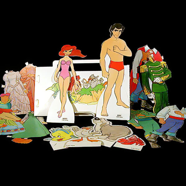Little Mermaid Paper Dolls, Walt Disney Company, 1991