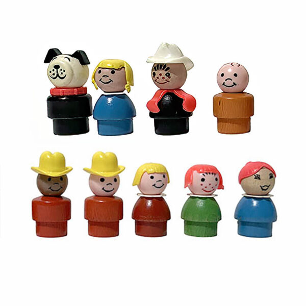 Wooden Little People, Fisher Price Toy Company