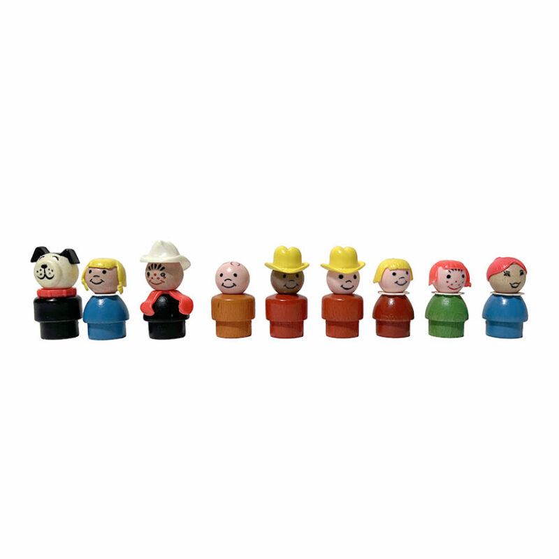 Wooden Little People, Fisher Price Toy Company