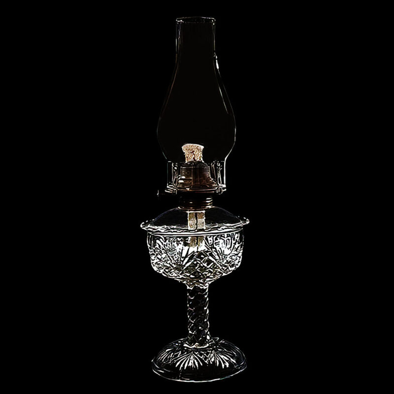 Antique Kerosene Table Lamp