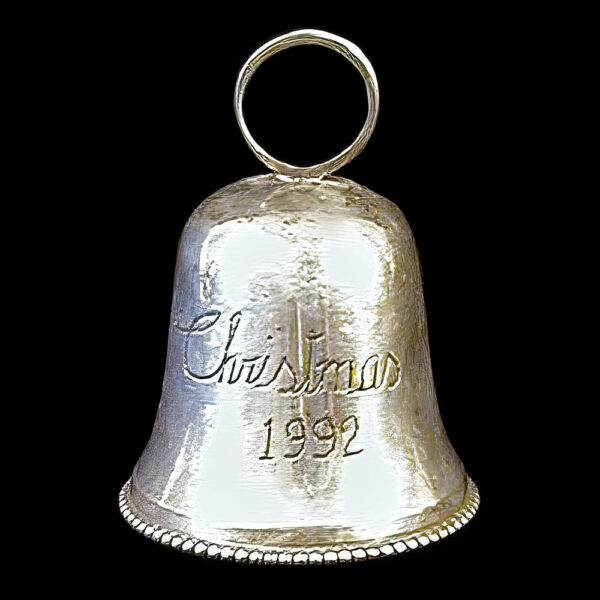 Vintage Silver 1992 Christmas Bell, International Silver Company