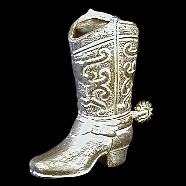 Vintage Silver Comboy Boot, Japan
