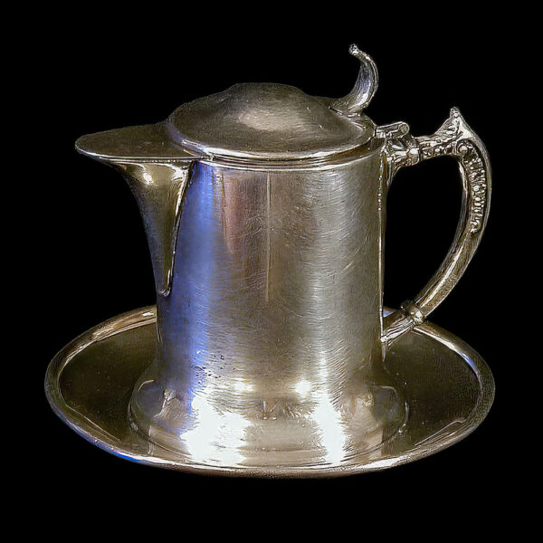 Antique Silver Tea Pot, Van Bergh Company