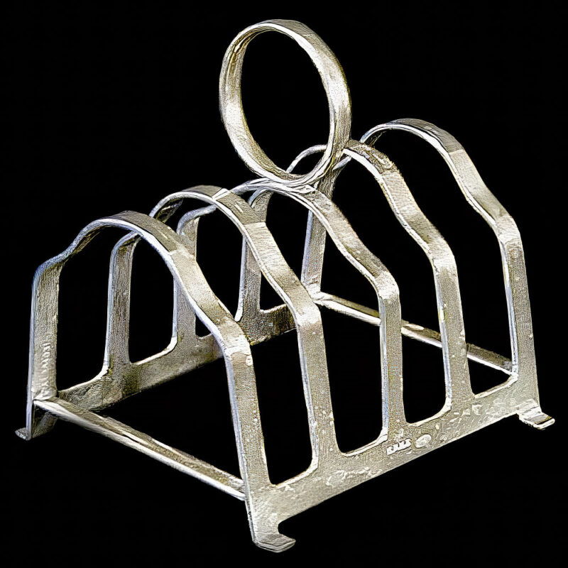 Antique Silver Toast Rack