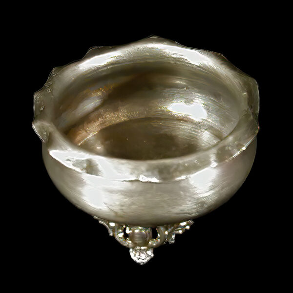 Antique Silver Individual Salt Dish, Apollo Silver Company